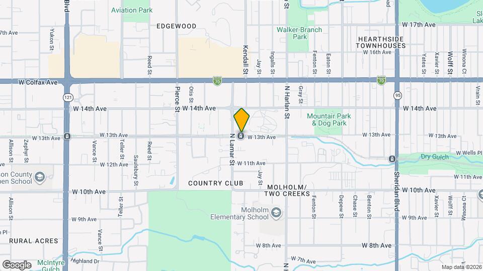 1301 Otis St Map and Location Details