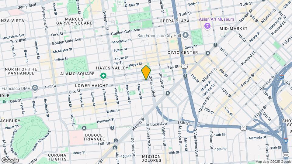 335-341 Oak St Mapa y Detalles de la Ubicación
