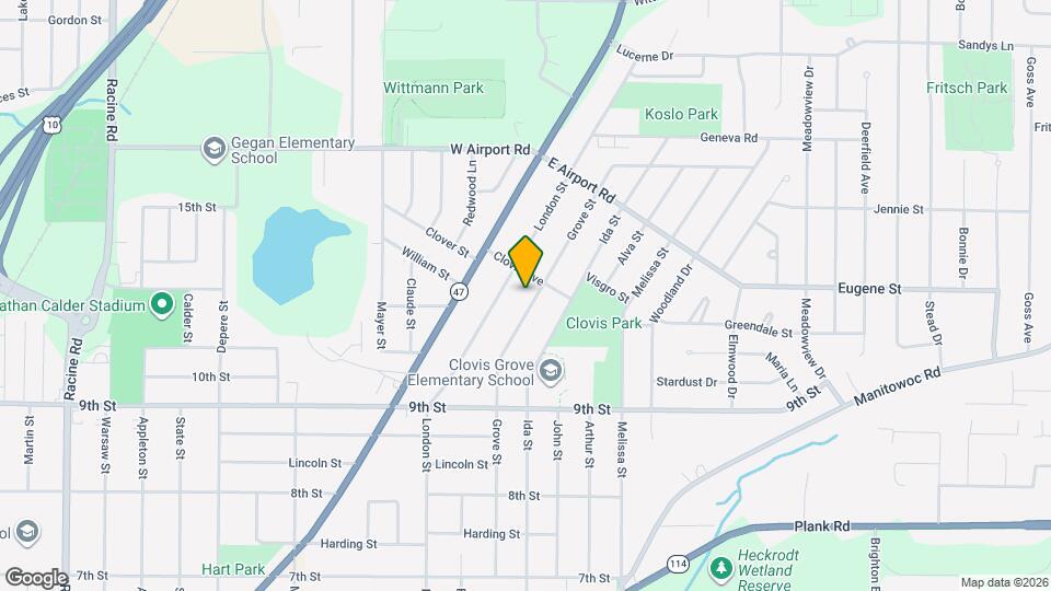 968 Grove St Map and Location Details