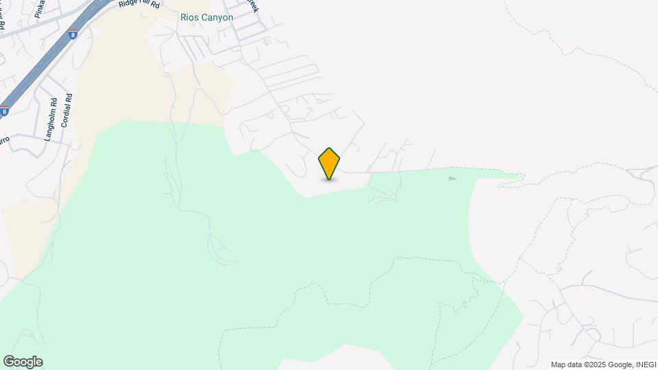 14519 Rios Canyon Rd Mapa y Detalles de la Ubicación