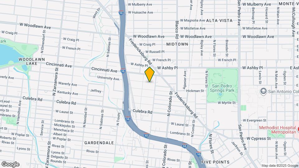 216 University Ave. Map and Location Details