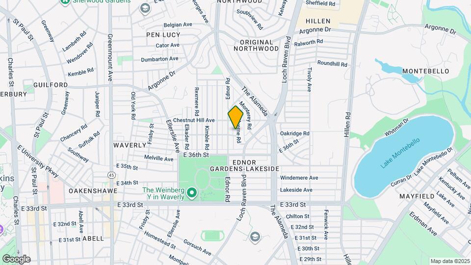 3704 Delverne Rd Map and Location Details