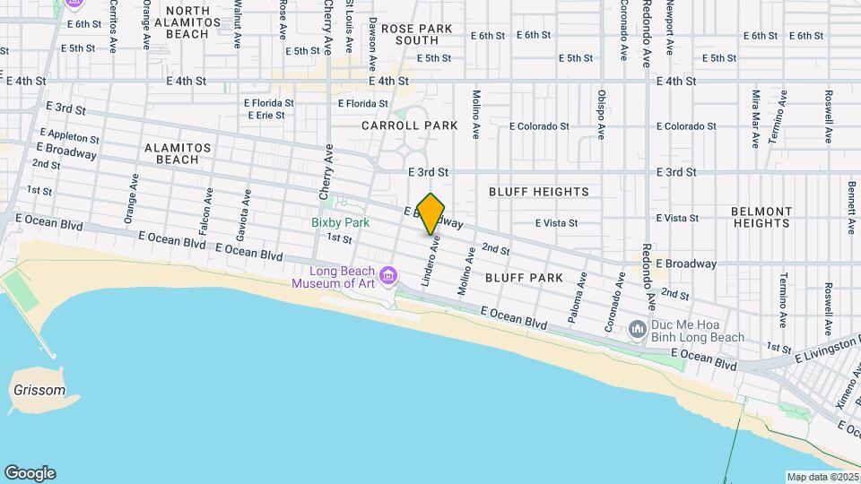 135 Lindero Ave Map and Location Details
