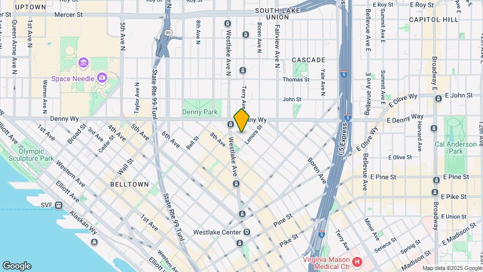 900 Lenora Street Map and Location Details