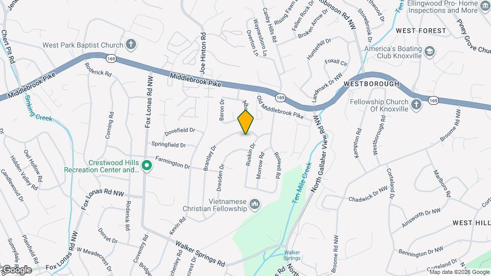 1058 Dalton Ln Map and Location Details