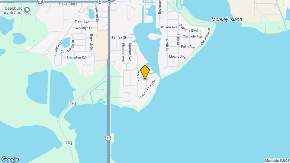 1607 S Lakeview Ave Map and Location Details