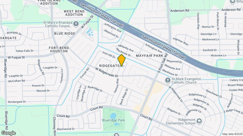 15803 Samoa Way Map and Location Details