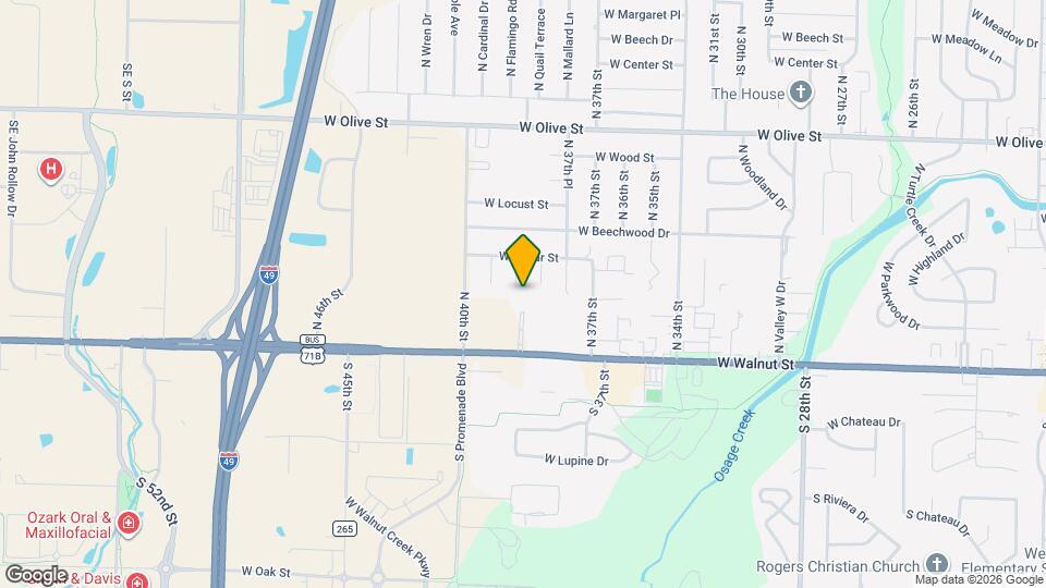 401 N 39th St Map and Location Details