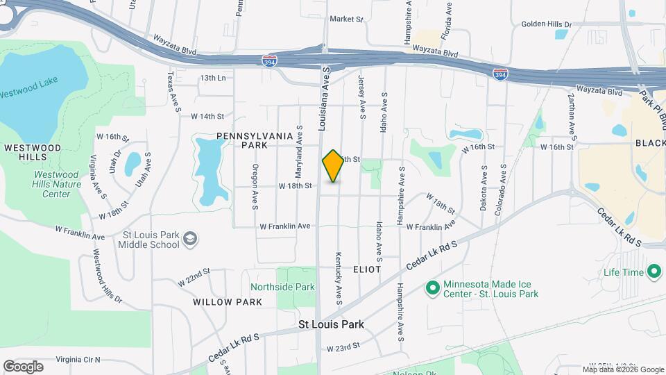 1640 Kentucky Ave S Map and Location Details