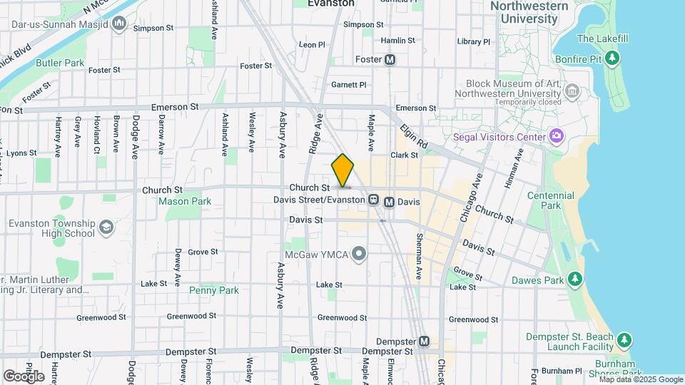 1633 Oak Ave Map and Location Details