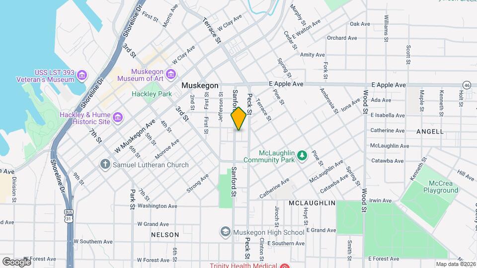 1176 Sanford St Mapa y Detalles de la Ubicación