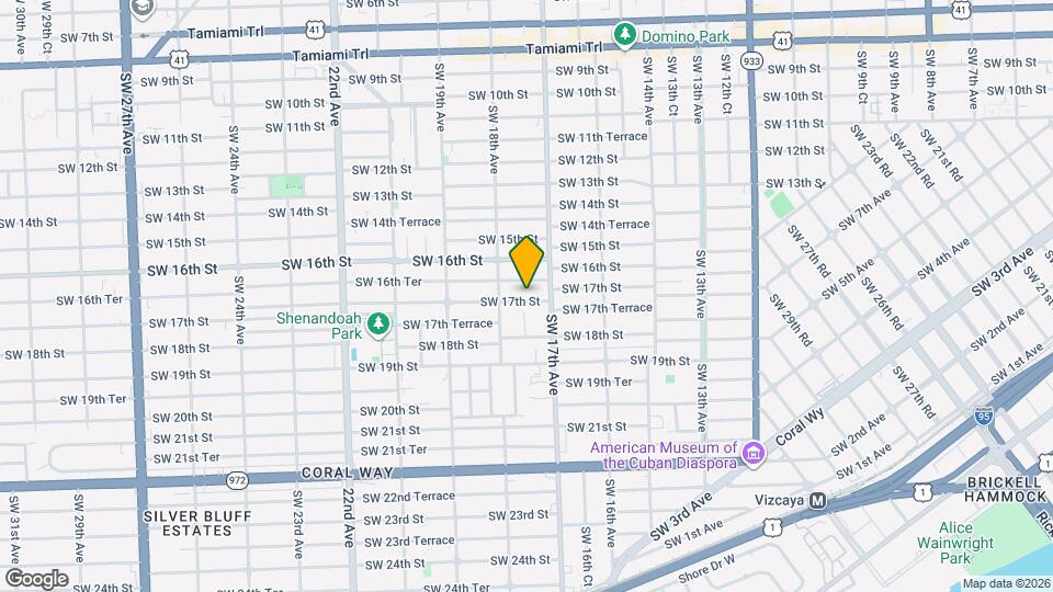 1743 SW 17th St Map and Location Details