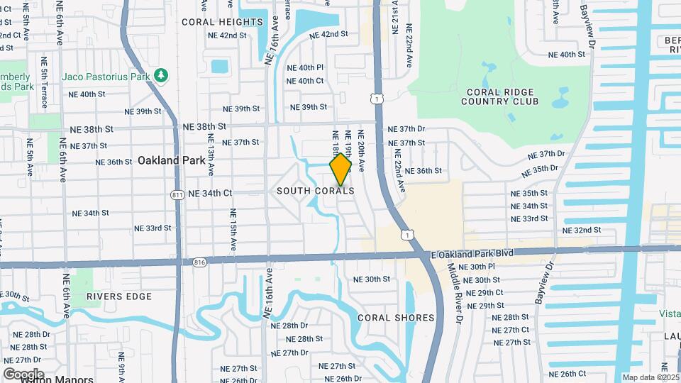 3444 NE 18th Ave Map and Location Details