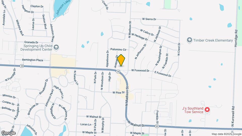 404 W Foxwood Dr Map and Location Details