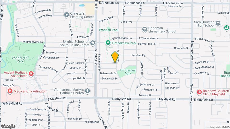 1012 Wembley Rd Map and Location Details