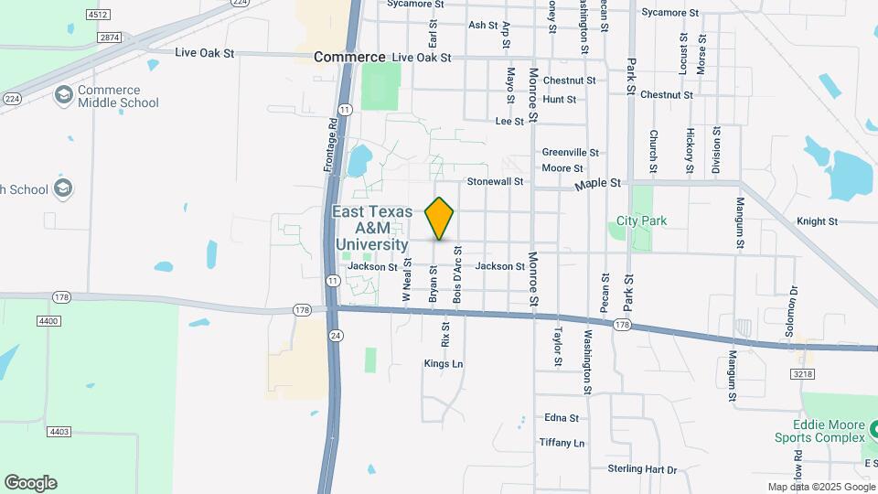 2400 Bryan St Map and Location Details