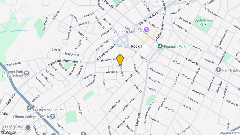 238 E Moore St Map and Location Details