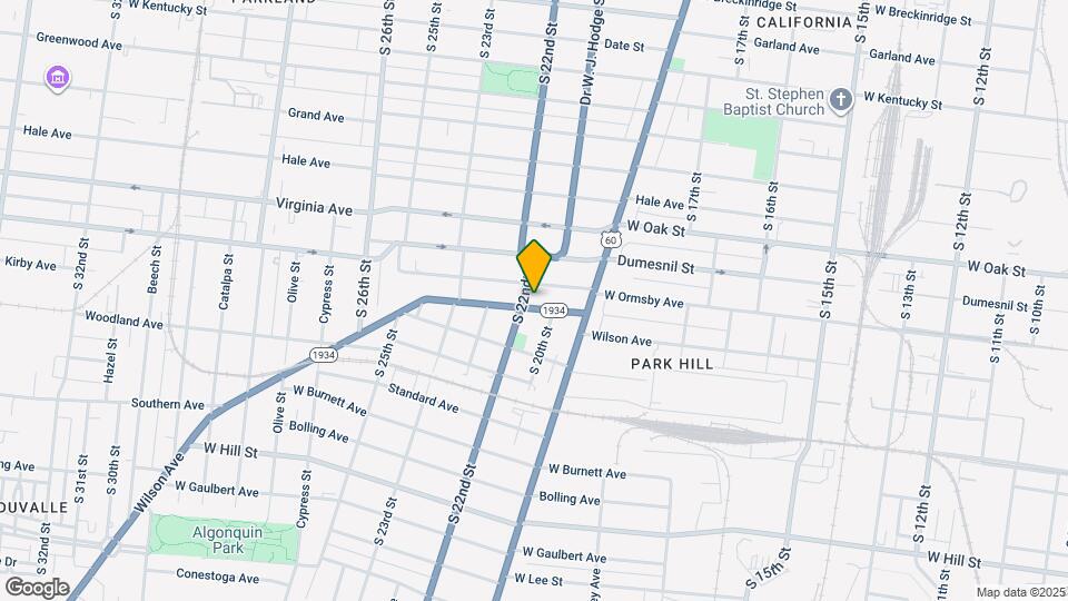 2015 Wilson Ave Map and Location Details