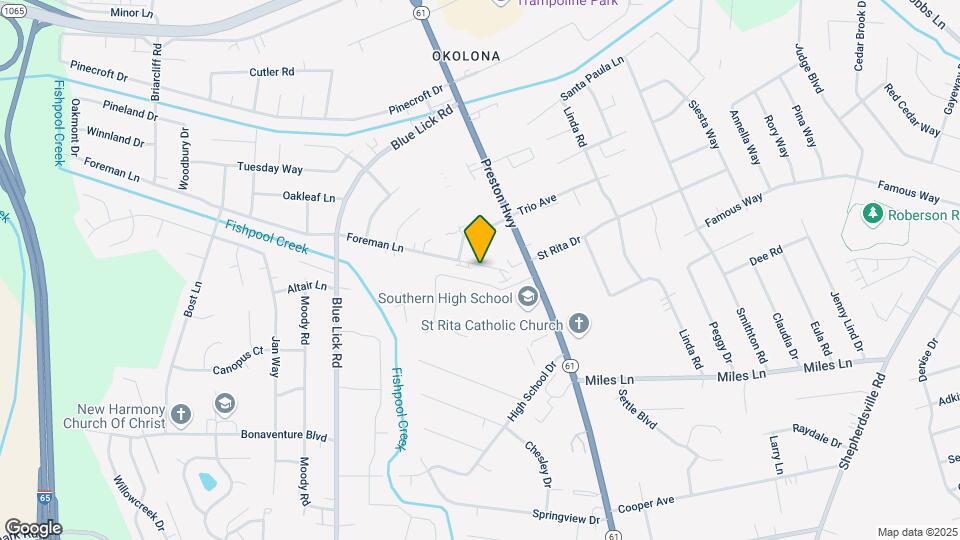 4208 Foreman Ln Map and Location Details
