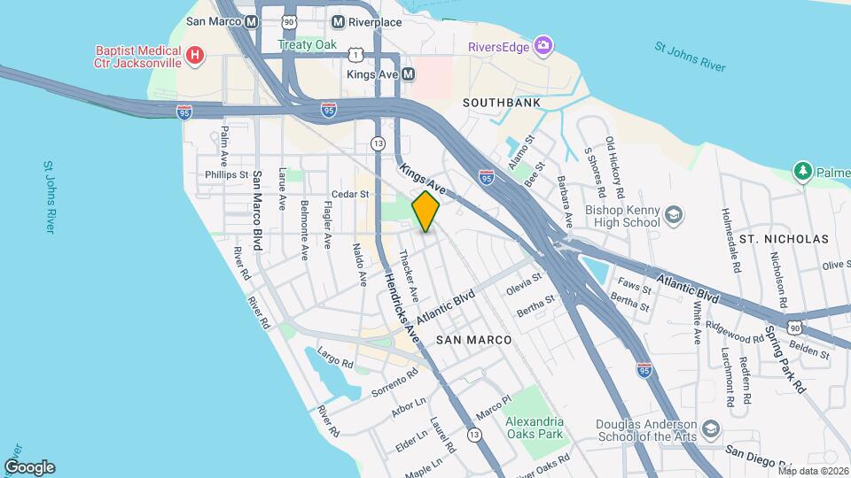 1623 Minerva Ave Map and Location Details