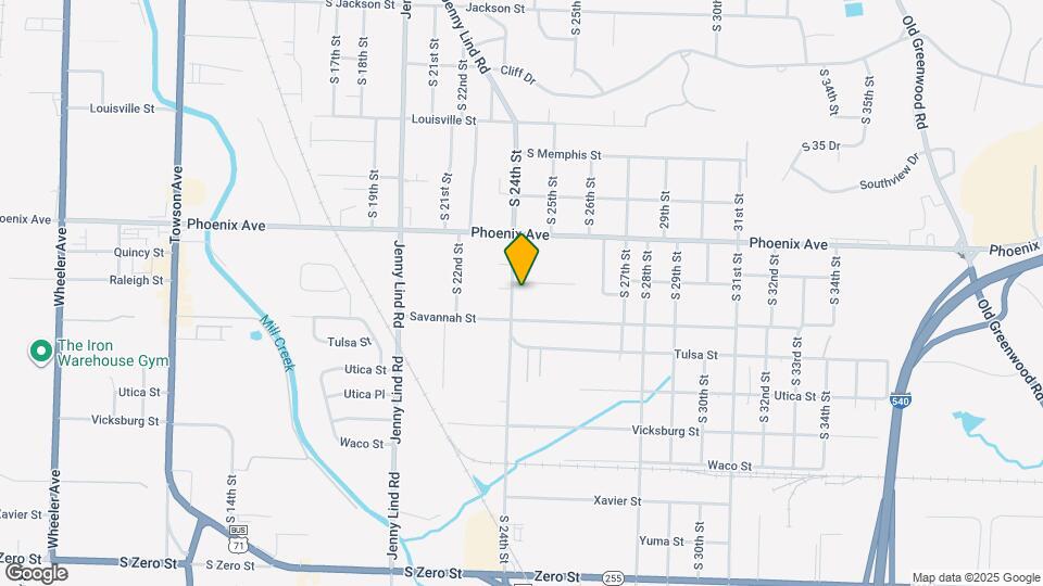 4821 S 24th St Map and Location Details