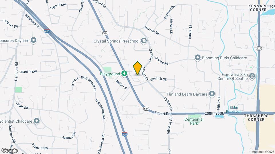 319 204th St SE Map and Location Details