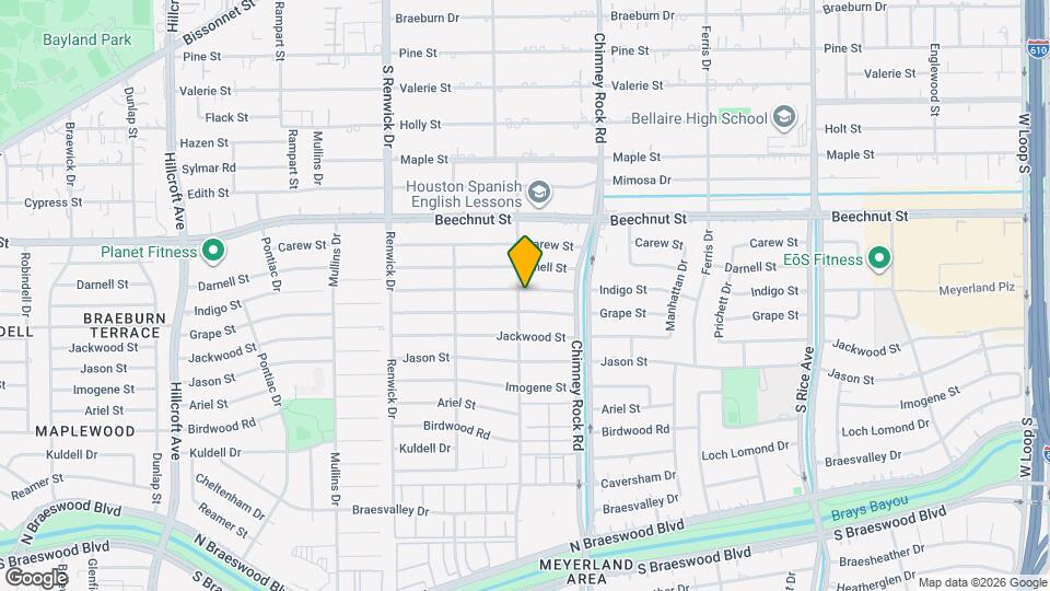 5335 Indigo St Map and Location Details