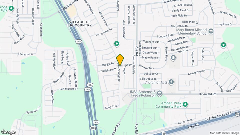 3118 Bear Springs Dr Mapa y Detalles de la Ubicación