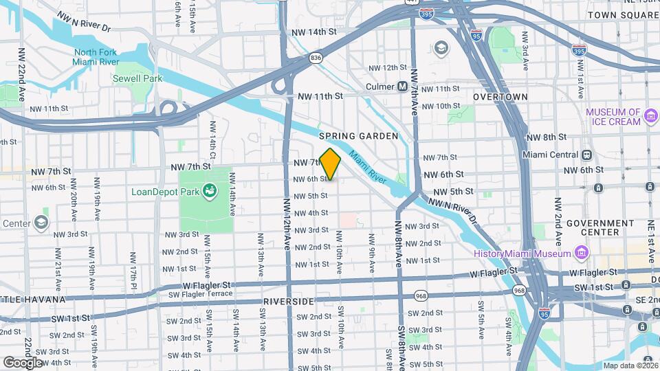 1020 NW 6th St Map and Location Details