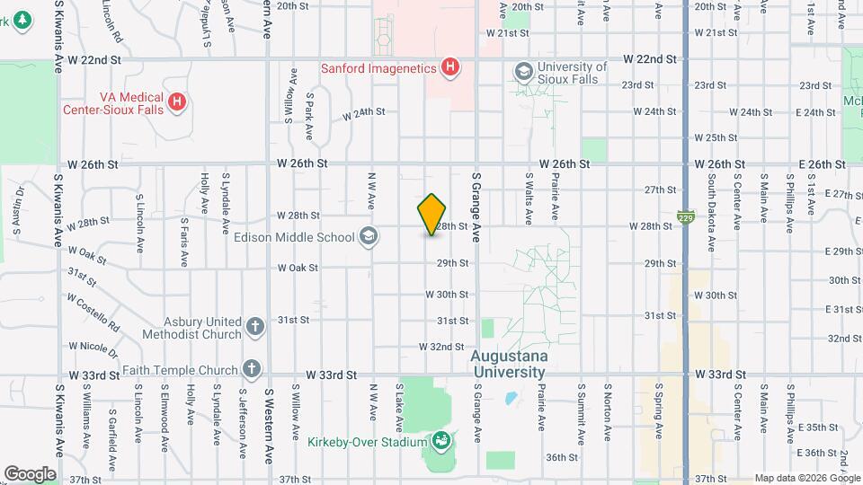 2012 S Covell Ave, Unit 2012 Map and Location Details