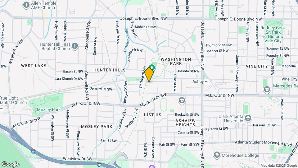 1131 Harwell St NW Map and Location Details