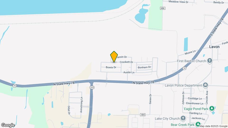854 Crockett Dr Map and Location Details