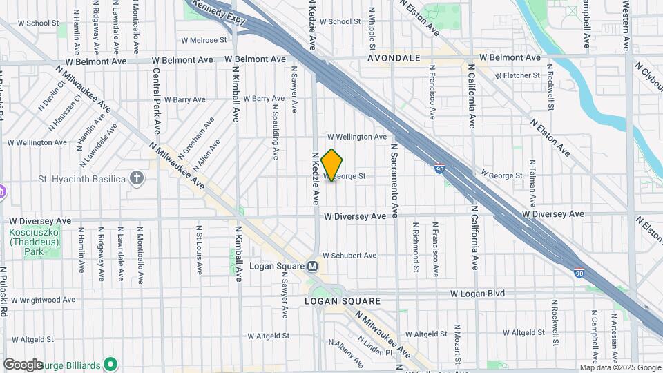 2846 N Troy St Map and Location Details