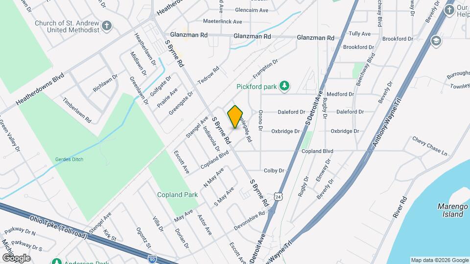 3181 Daleford Dr Map and Location Details