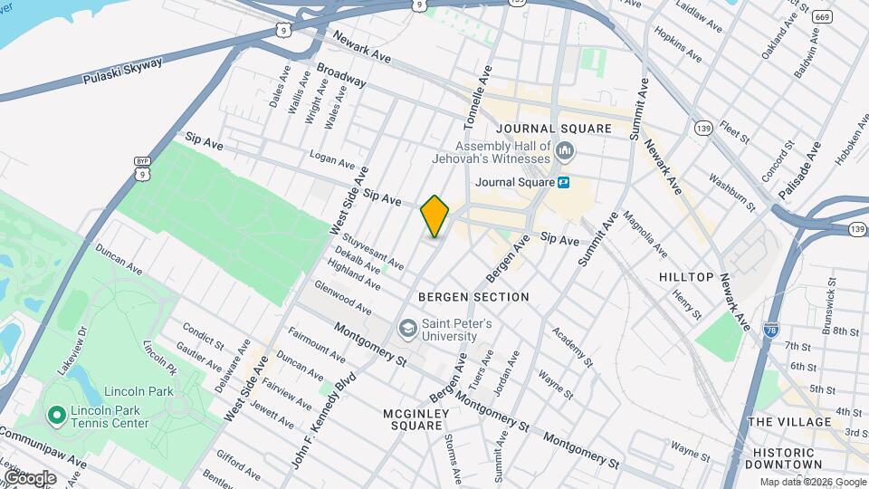 2761 John F. Kennedy Blvd Map and Location Details