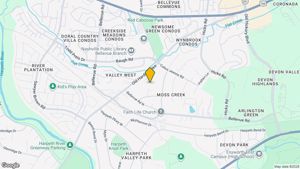 720 Magnolia Trail Map and Location Details