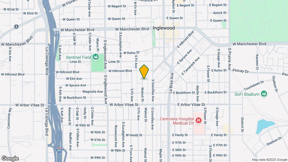 628 Walnut St Map and Location Details