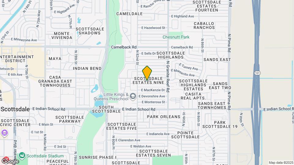 8234 E Heatherbrae Ave Map and Location Details