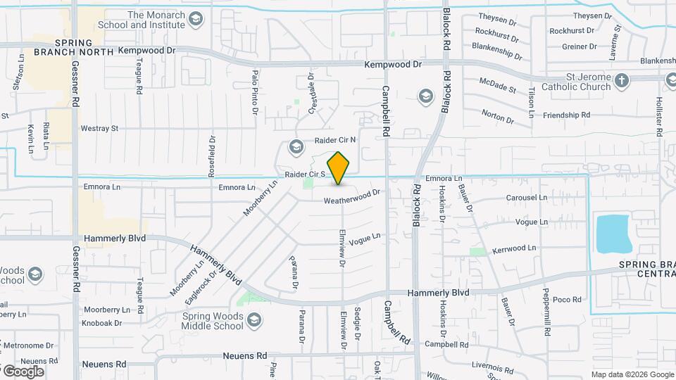 9603 Emnora Ln Map and Location Details