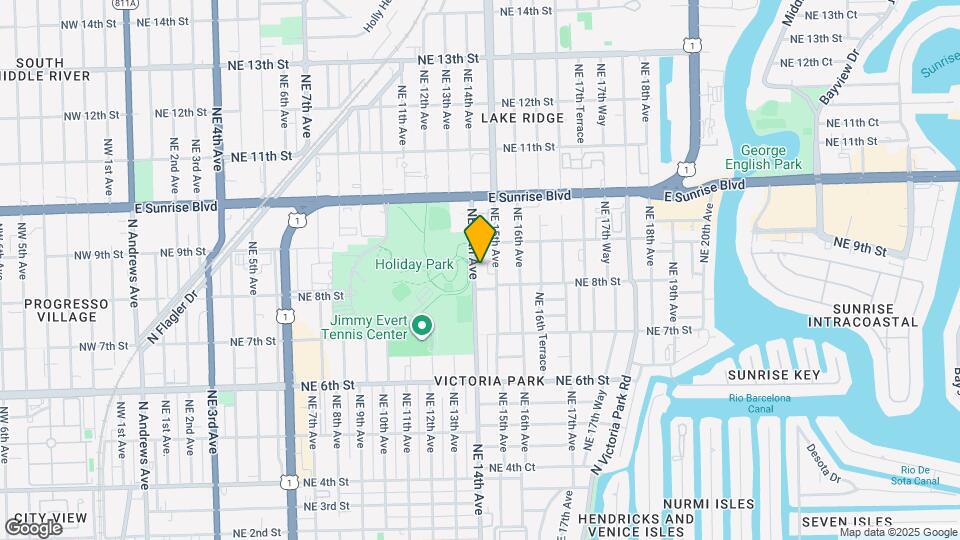 820 NE 14th Ave Mapa y Detalles de la Ubicación