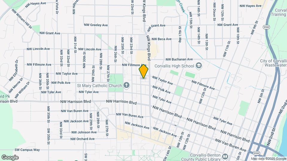 617 NW 21st St Map and Location Details