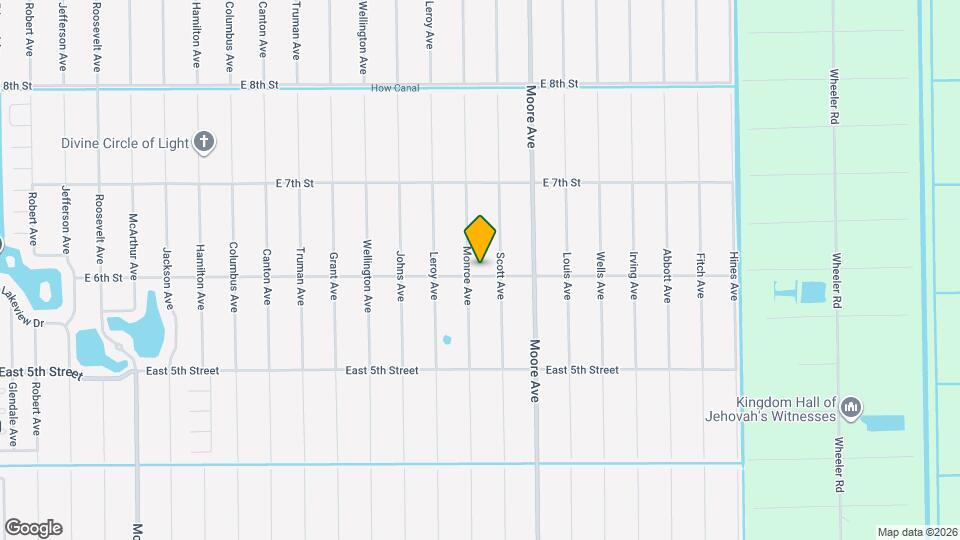 3803 E 6th St Map and Location Details