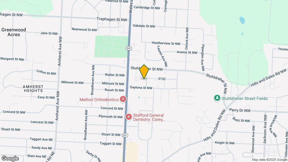 3401 Malabu Ave NW Map and Location Details