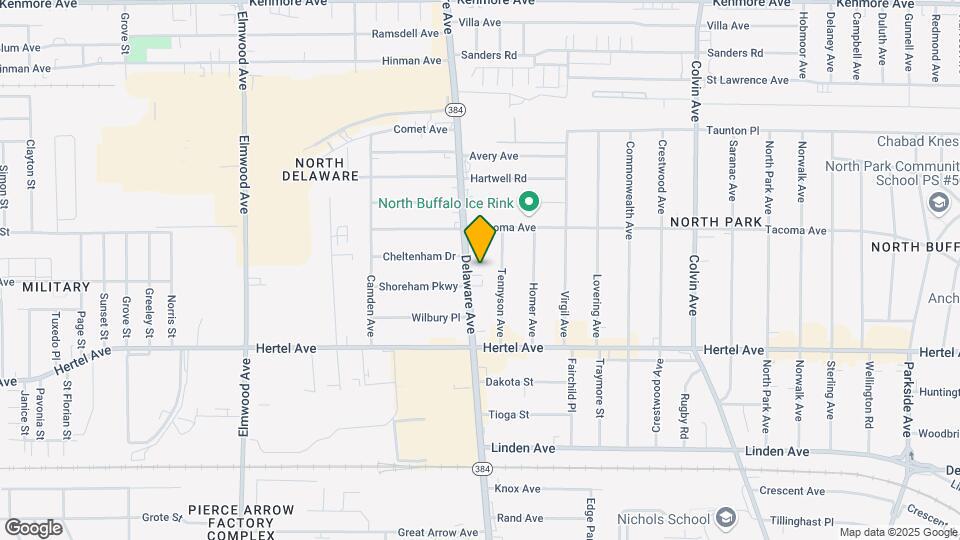 2425 Delaware Ave Map and Location Details