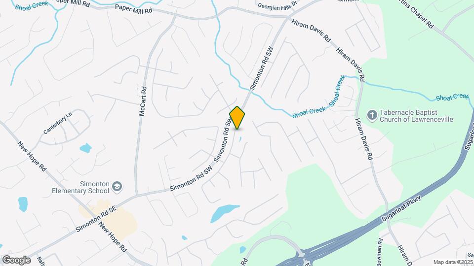 625 Simonton Crest Dr SE Map and Location Details