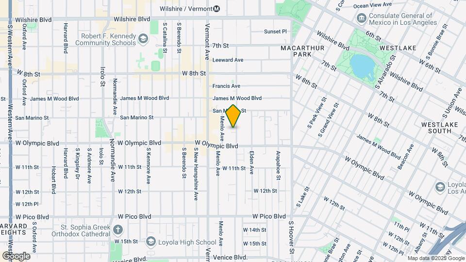 967 S Westmoreland Ave Map and Location Details