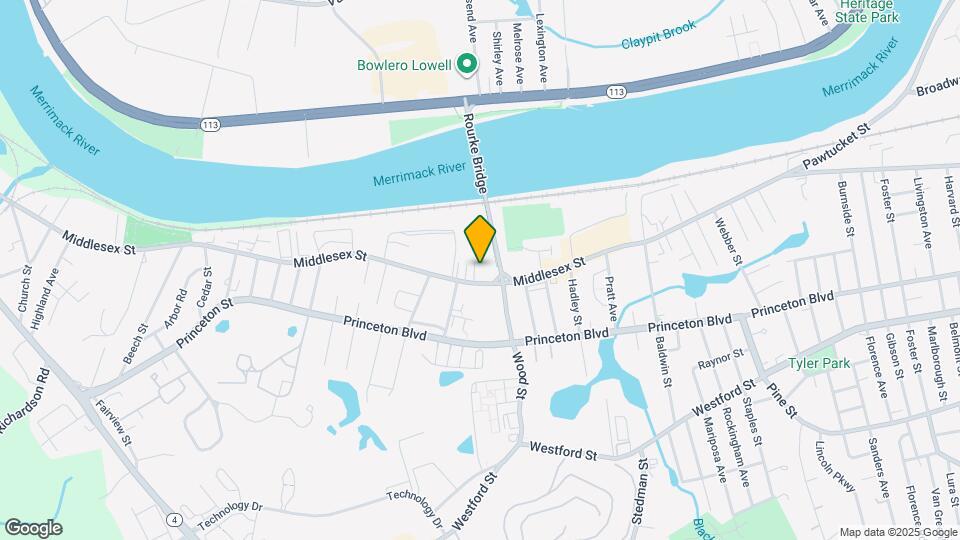 1821 Middlesex St Map and Location Details