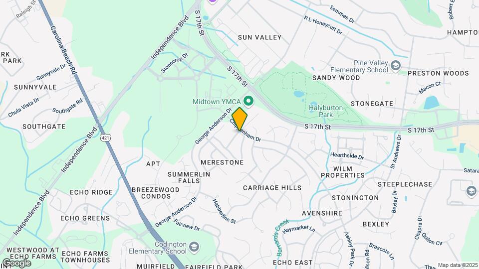 3845 Merestone Dr Map and Location Details