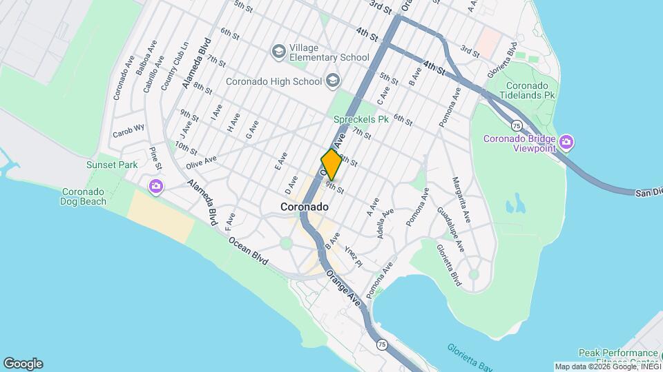 750 B Ave Map and Location Details