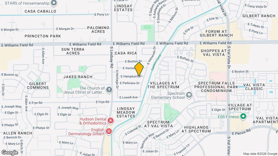 991 E Hampton Ln Map and Location Details